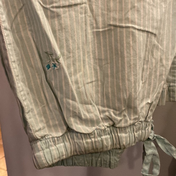 Mint Stripe Pajama Set - Picture 6 of 7